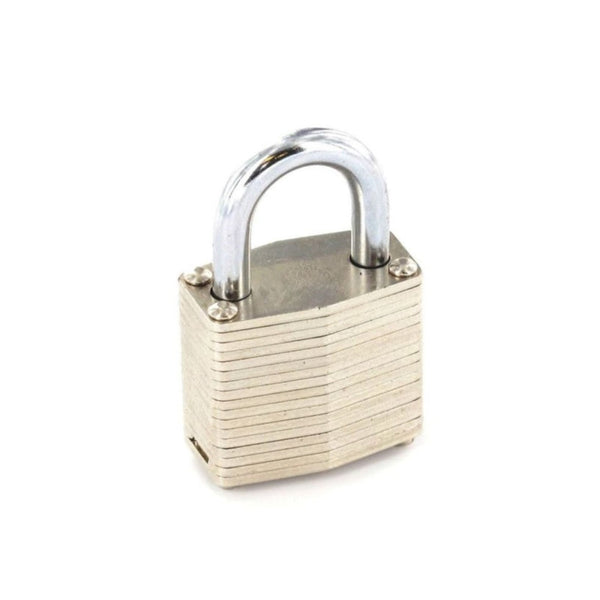 Securit 40mm laminated padlock with brass cylinder
