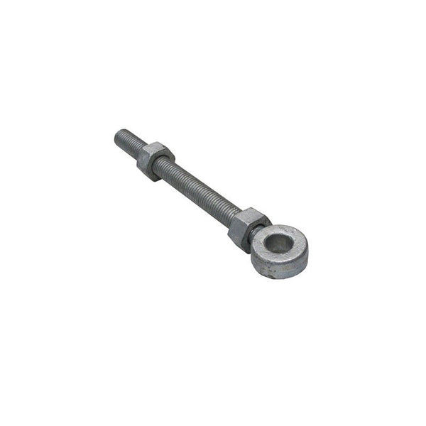 Securit adjustable gate eye with 2 nuts, 200 x 19mm