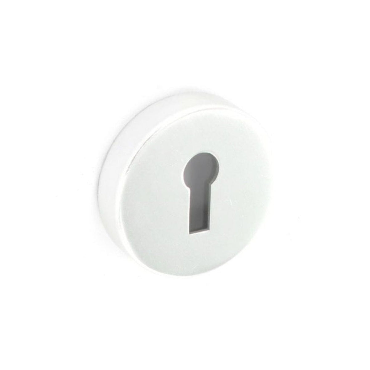 Securit polished aluminium escutcheons, 50mm, pack of 5