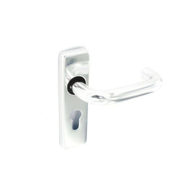 Securit polished aluminium euro lock handles