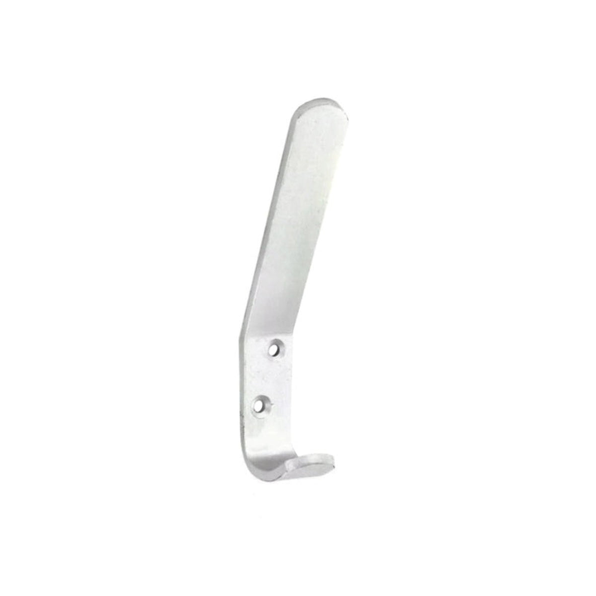 Securit 125mm aluminium hat and coat hooks, pack of 2
