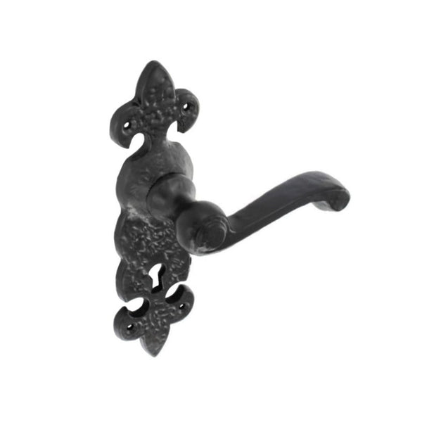 Securit pair of antique fancy lock handles, 190mm