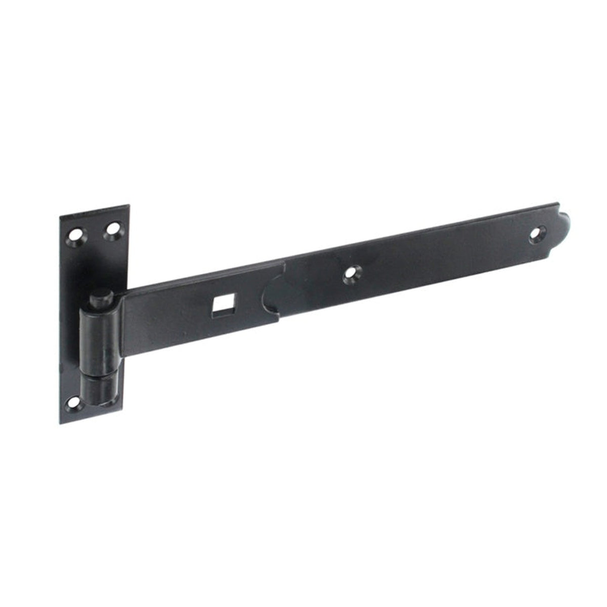 Securit flat black bands and hooks, 450mm