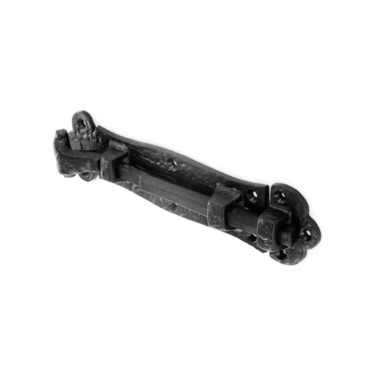 Securit black antique door bolt 200mm
