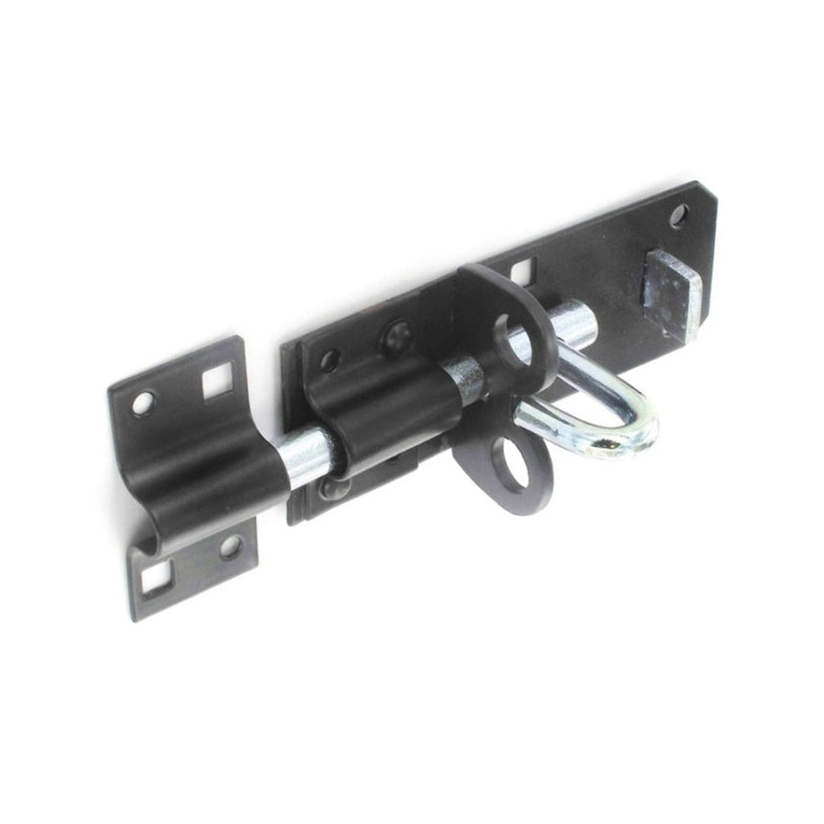 Securit black padlock bolt 200mm