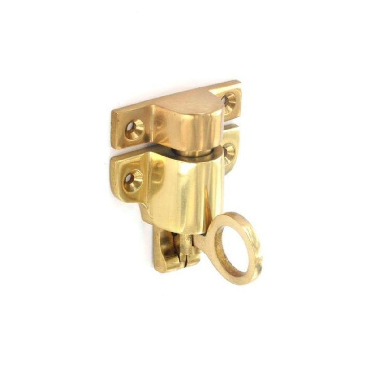 Securit 65mm brass fanlight catch