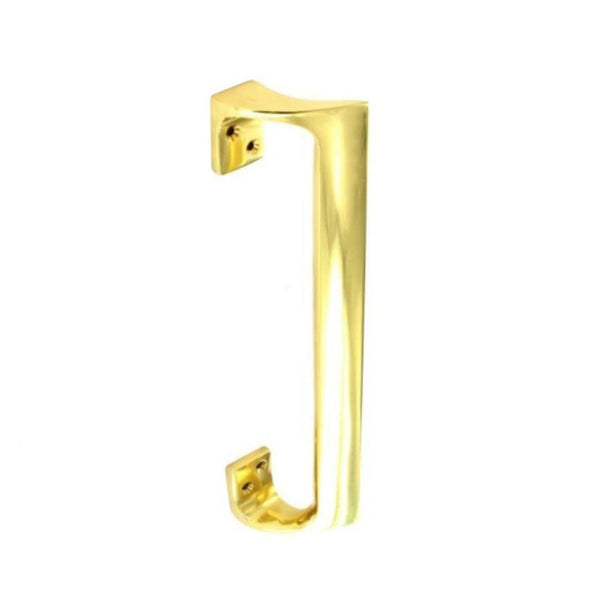 Securit brass oval grip pull handle 225mm