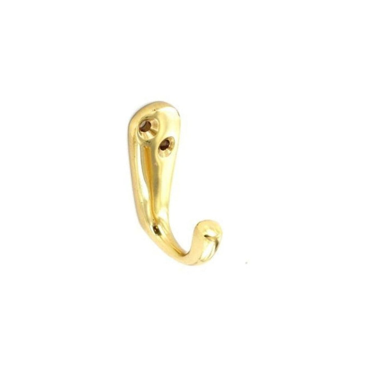 Securit brass robe hooks 50mm pair