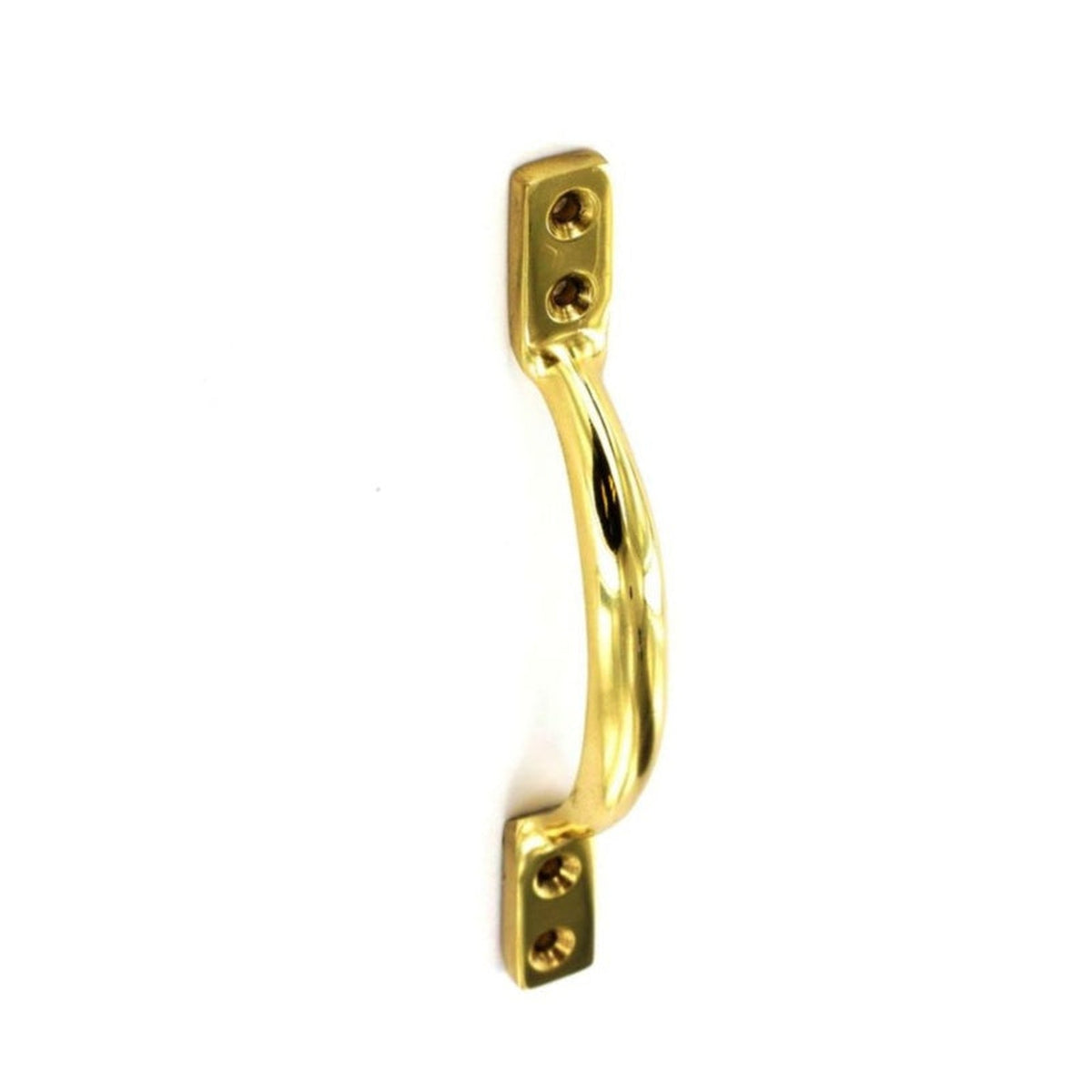 Securit brass sash handle 125mm