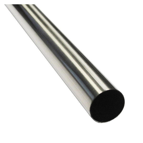 Securit brushed nickel 25mm tube, 3ft length