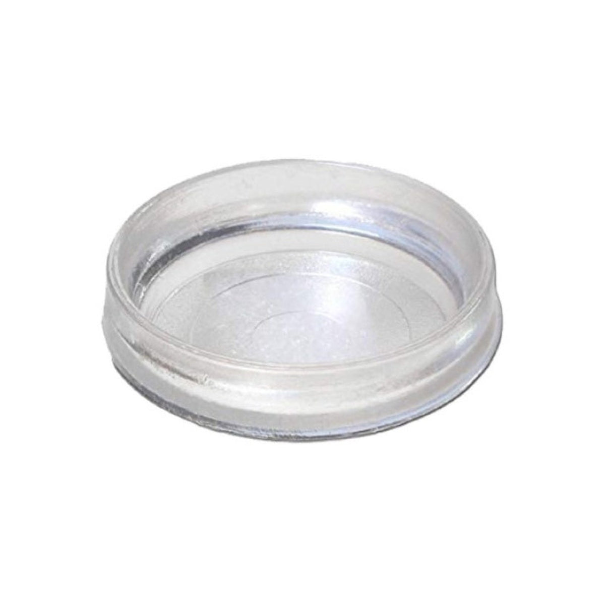 Securit large clear castor cups pack of 5