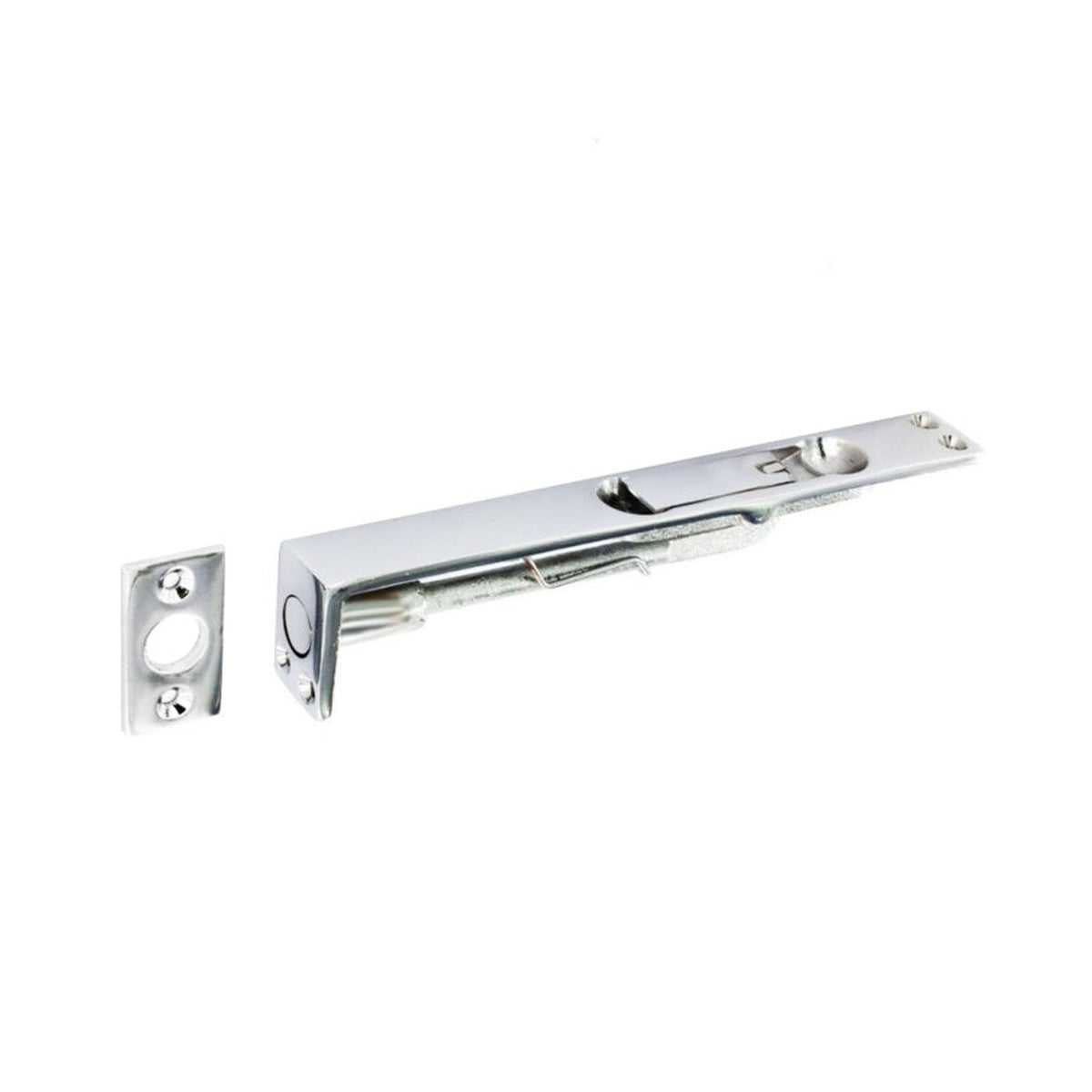 Securit chrome flush bolt 150mm