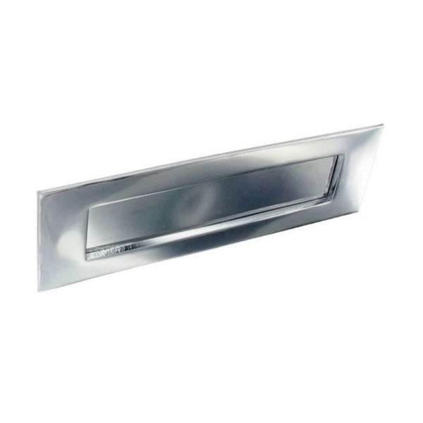Securit 250mm chrome letter plate