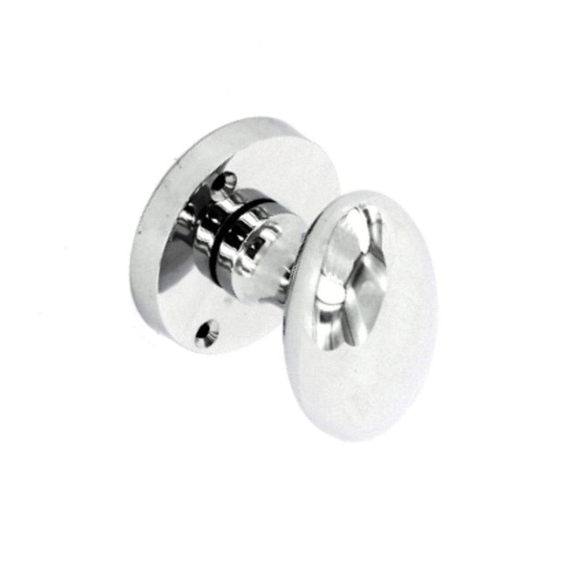Securit chrome oval mortice knobs 60mm, pack of 5