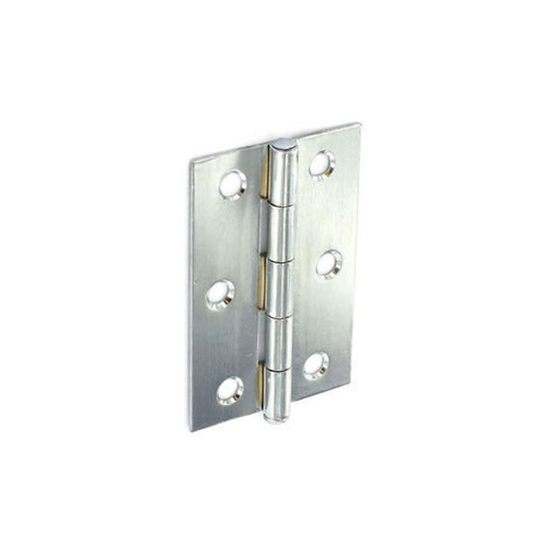 Securit chrome plated loose pin butt hinges 75mm