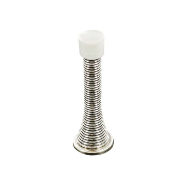 Securit chrome plated 75mm spring door stop