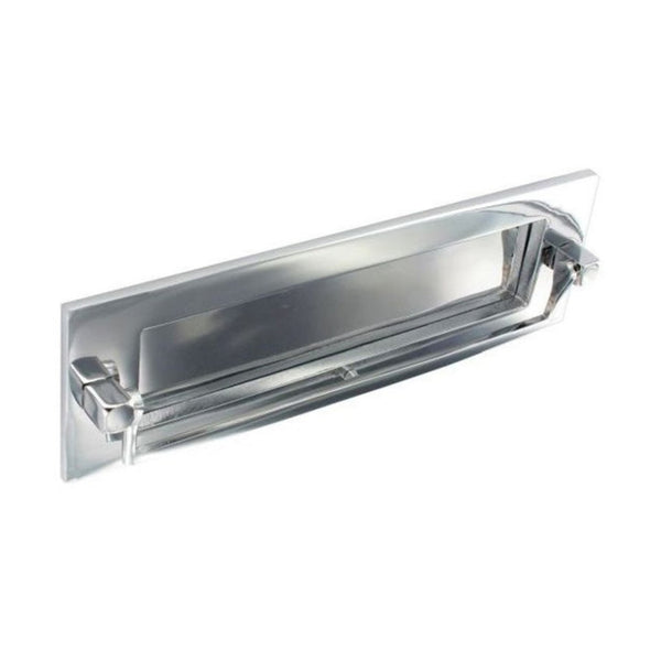 Securit chrome postal knocker, 250mm