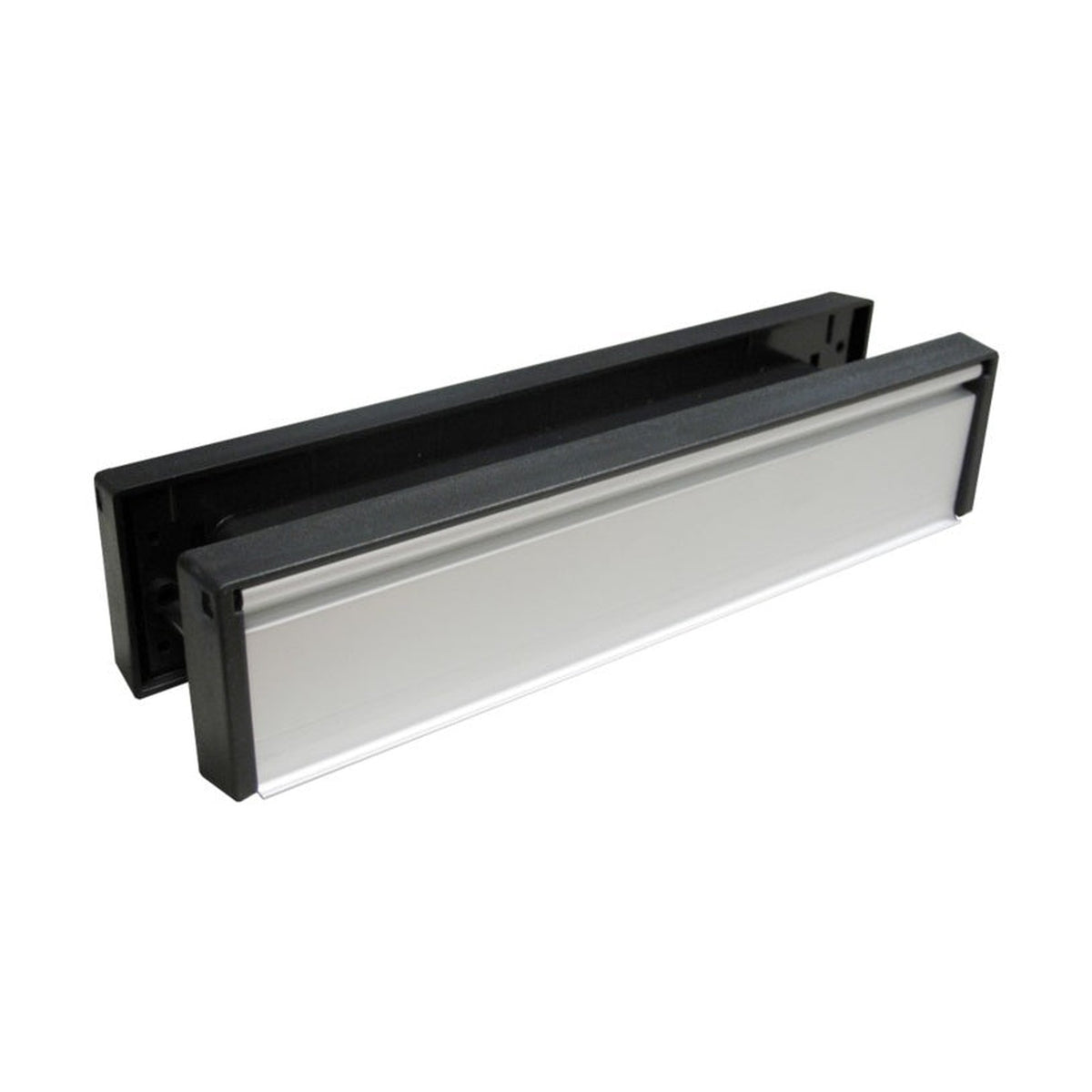 Securit double sided silver letterplate 300mm