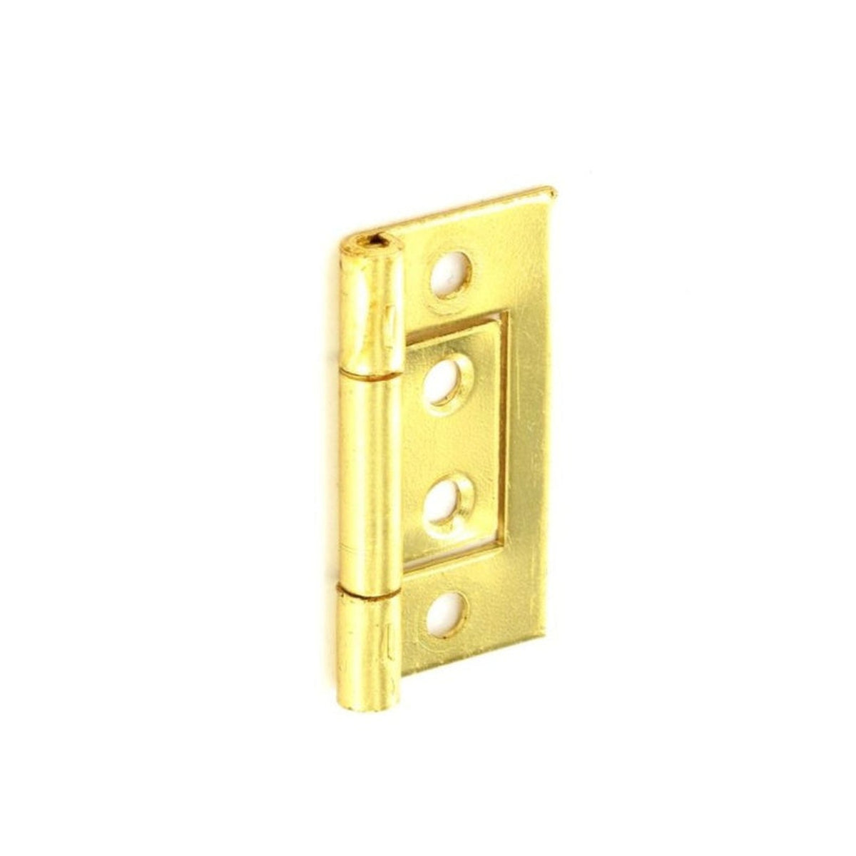 Securit brass plated flush hinges 50mm pair