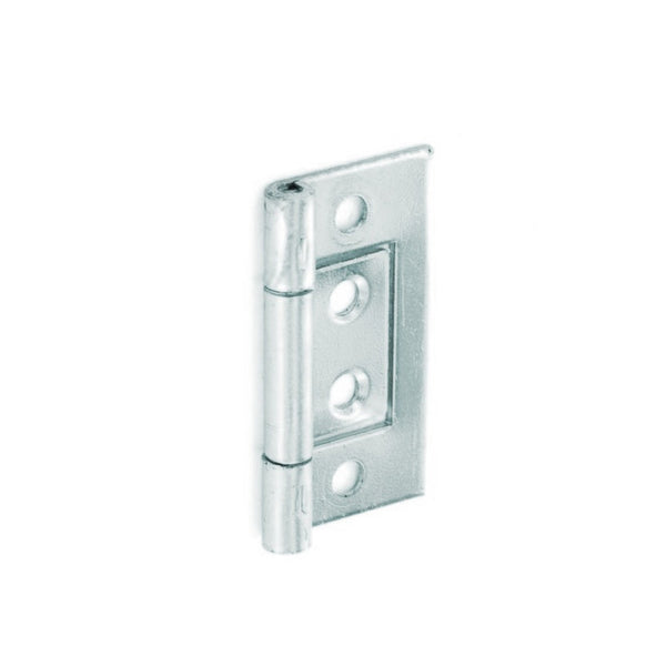 Securit zinc plated 50mm flush hinges pair