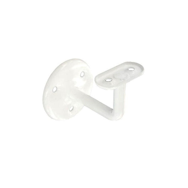Securit white handrail bracket 63mm
