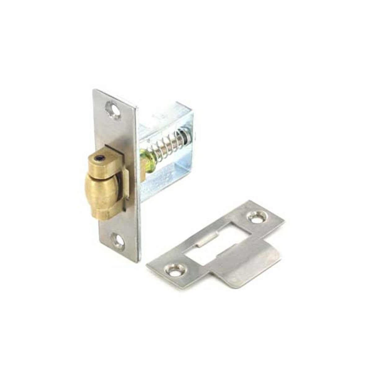 Pack of ten Securit nickel plated heavy duty roller catches