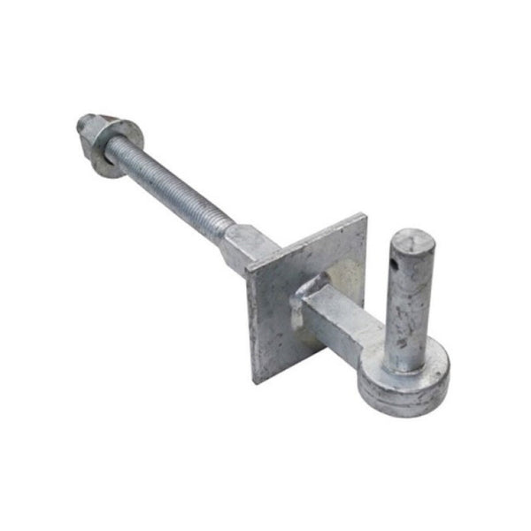 Securit galvanised hook to bolt welded plate for gates