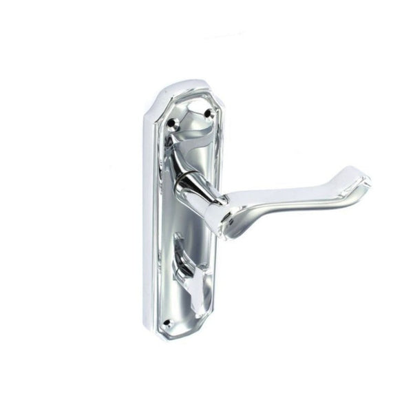 Securit Kempton chrome bathroom handles, 170mm pair