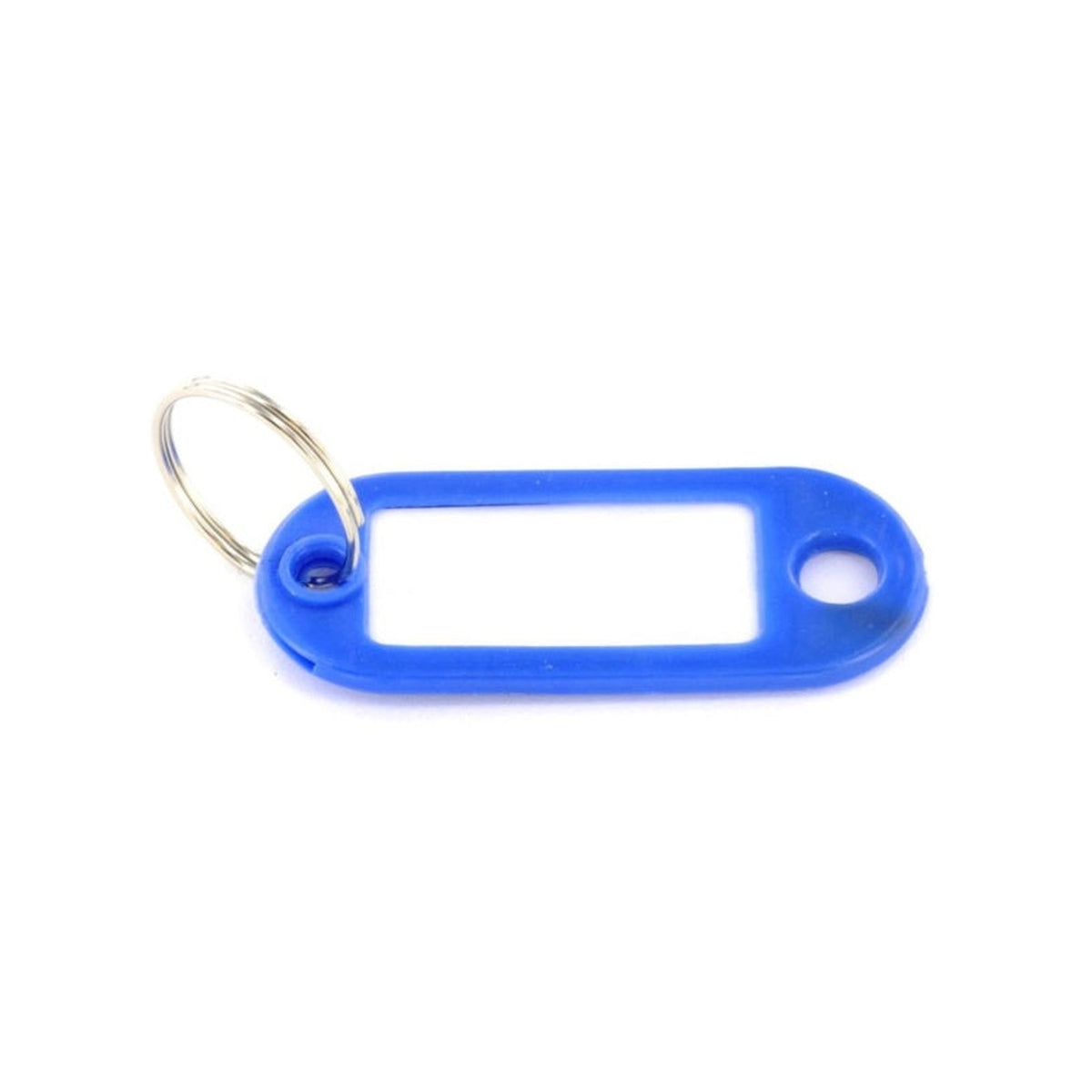 Securit key rings with colour tabs, pack of 4