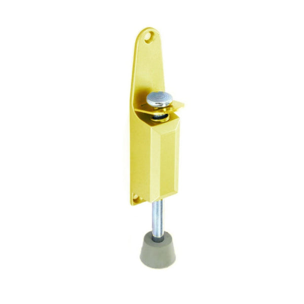 Securit brassed kick down door stops pack of 5