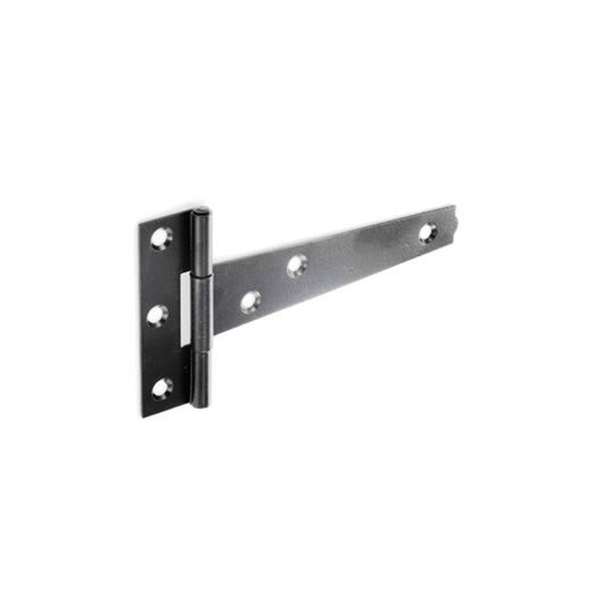 Securit black tee hinges, 200mm