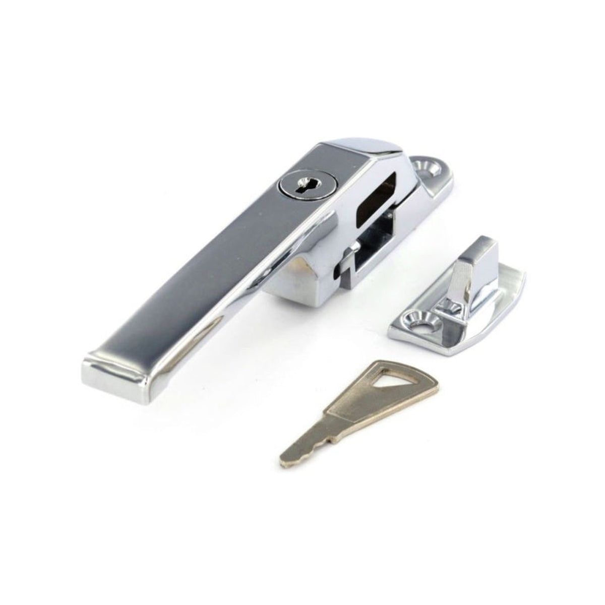 Securit chrome plated locking casement fastener 125mm