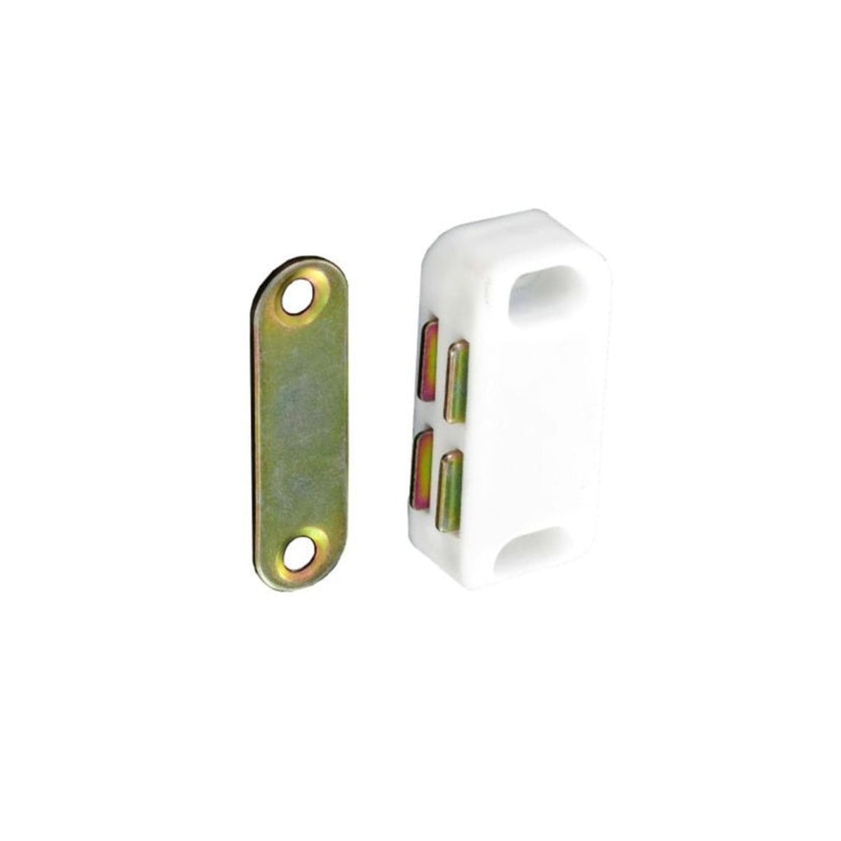 Securit white magnetic cupboard catch