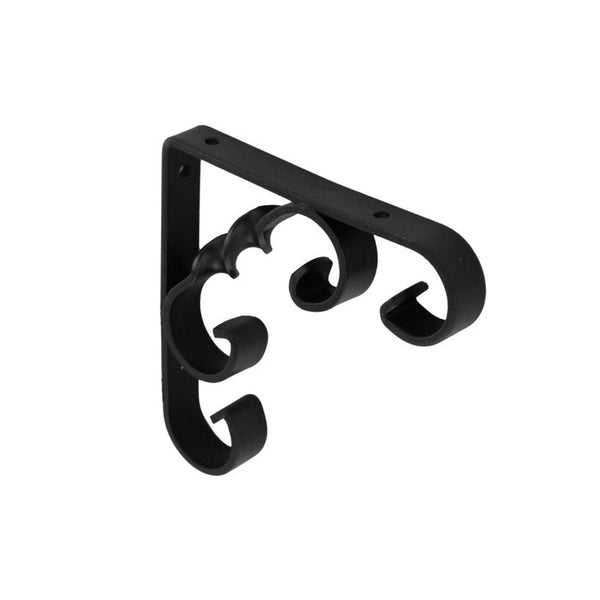 Securit black ornamental scroll bracket 100 x 100mm