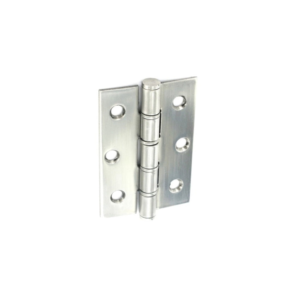 Securit polished stainless steel 75mm hinges pair