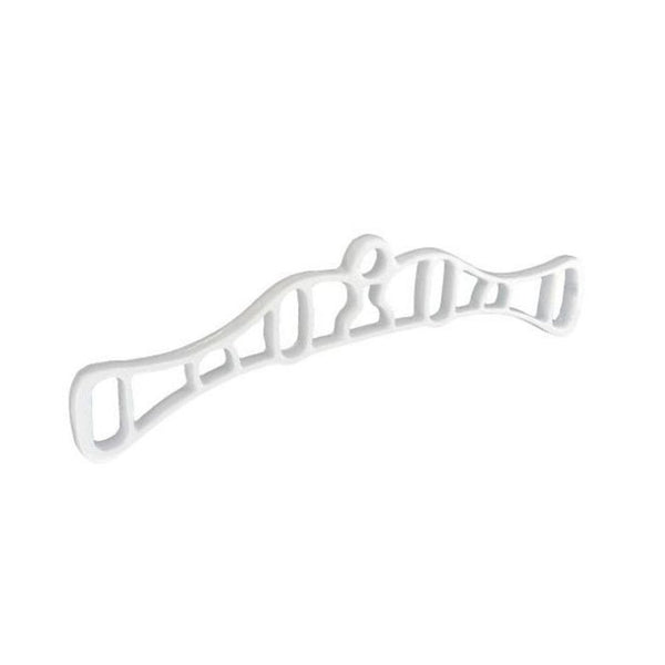 Securit white rack ends 350mm pack of two