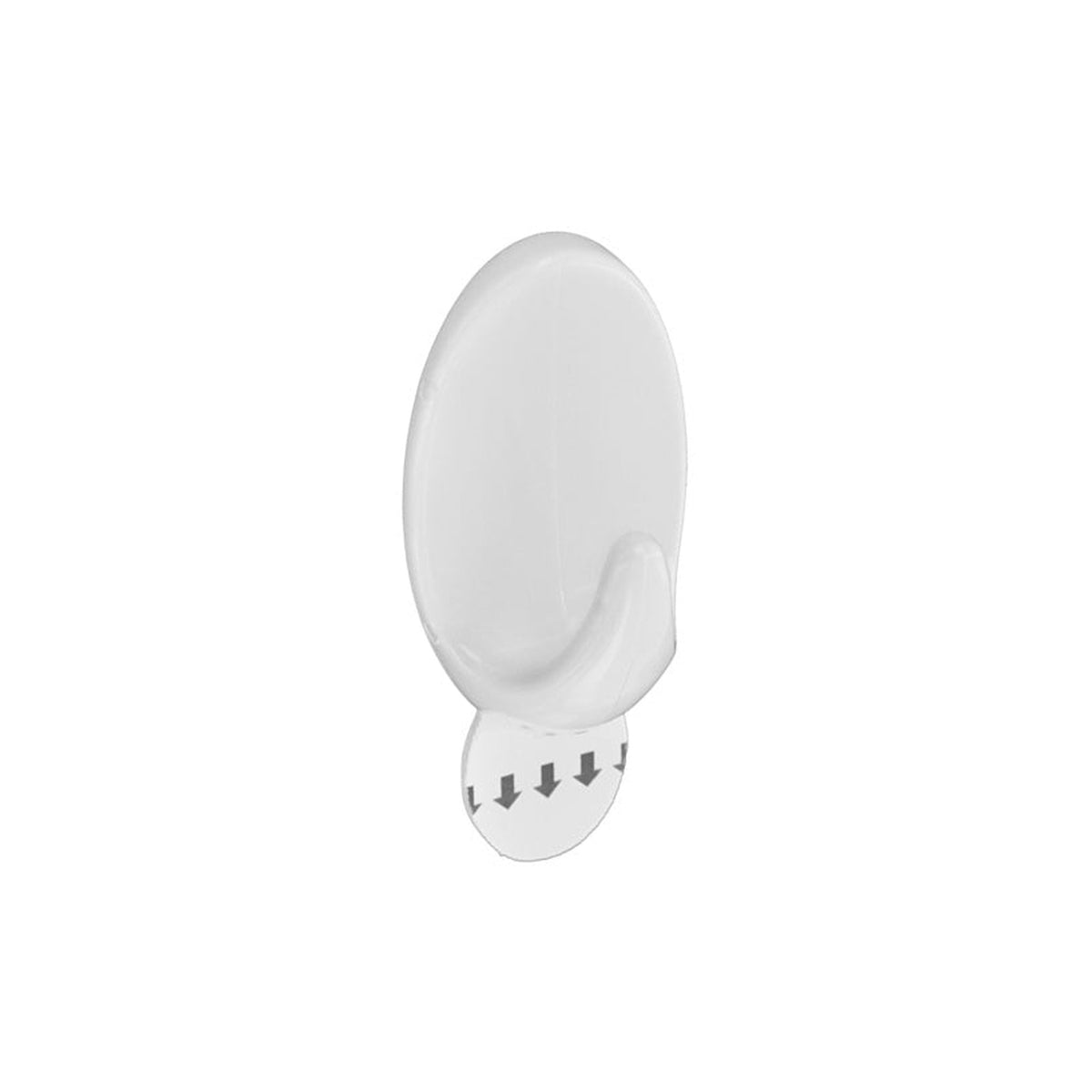 Securit white removable oval hooks, pack of 2, view 2