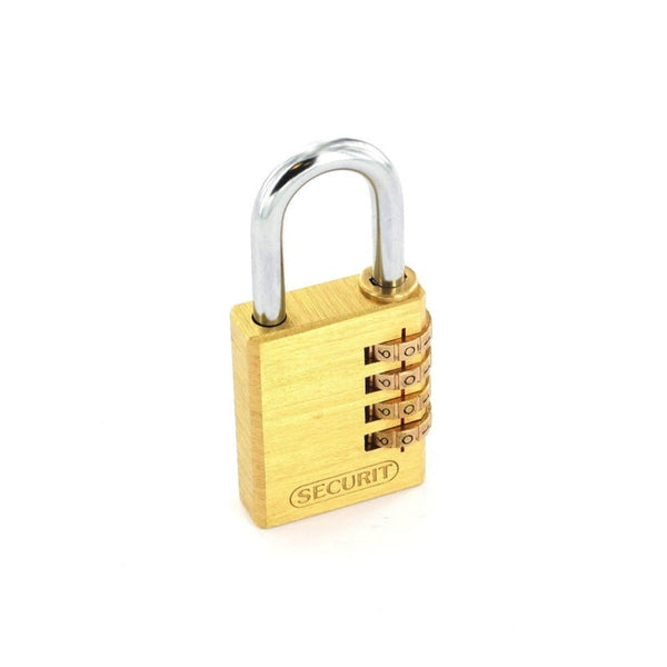 Securit 40mm brass resettable code lock