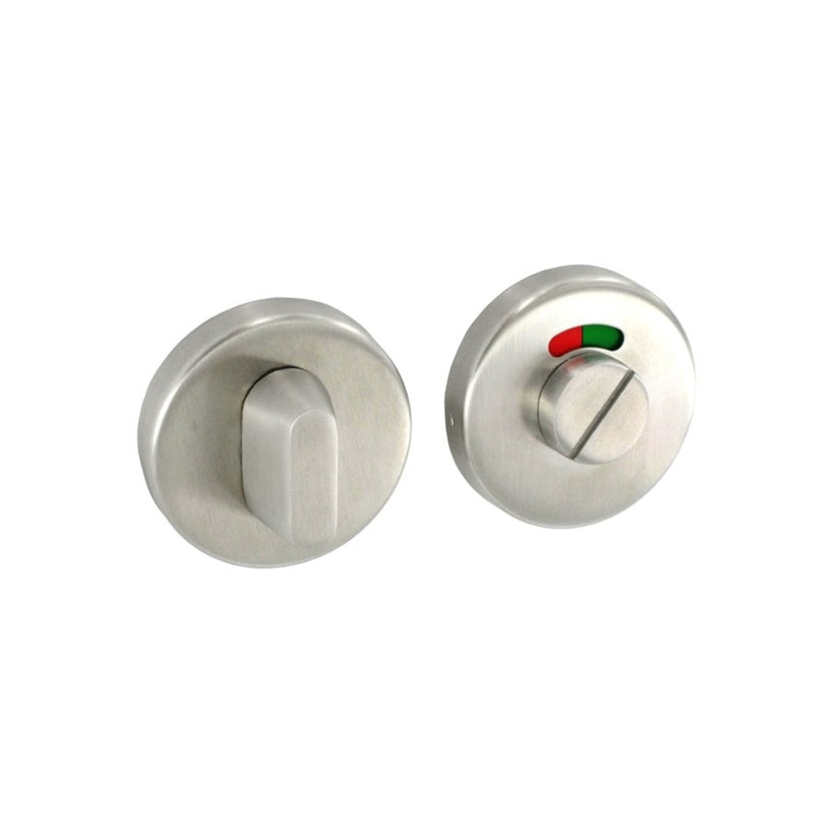 Securit satin stainless steel bathroom thumbturn, 50mm