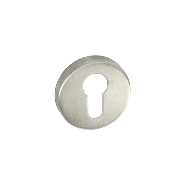 Securit satin stainless steel euro profile escutcheons, pack of 2