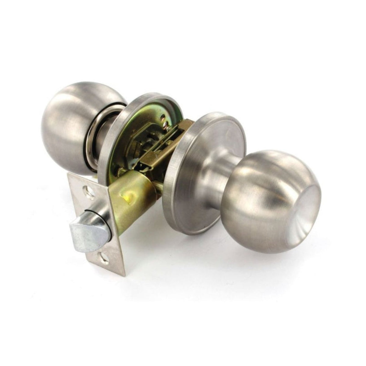Securit stainless steel passage door knob set