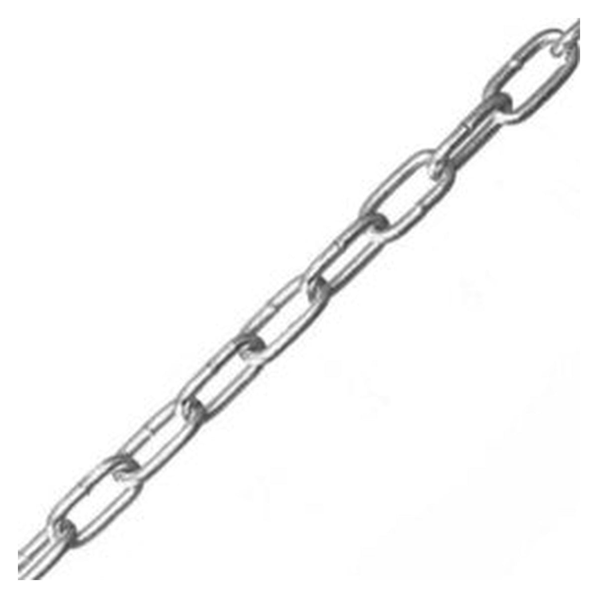 Securit zinc plated straight link chain 3 x 16mm 30m