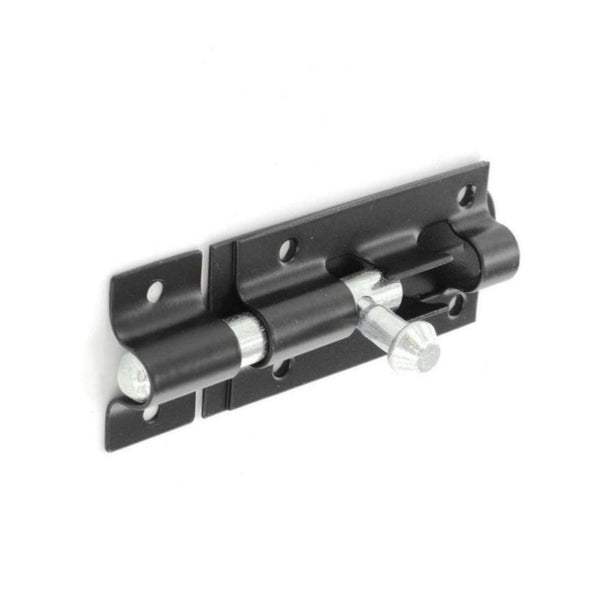 Securit 100mm black tower bolt