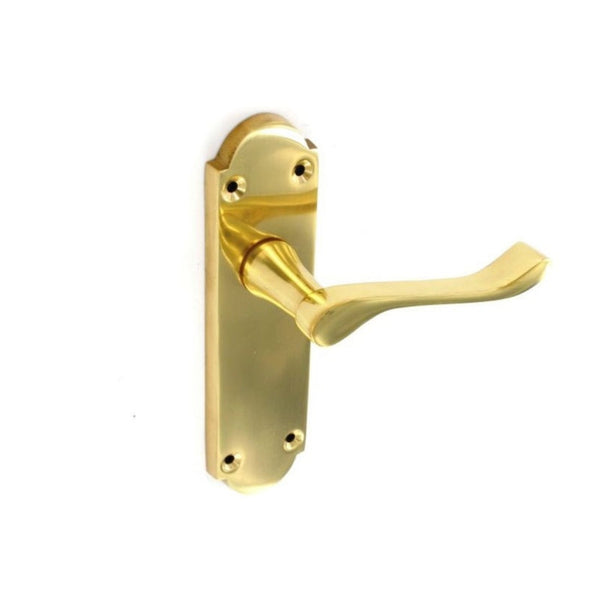 Securit Victorian Regency latch handles 165mm pair