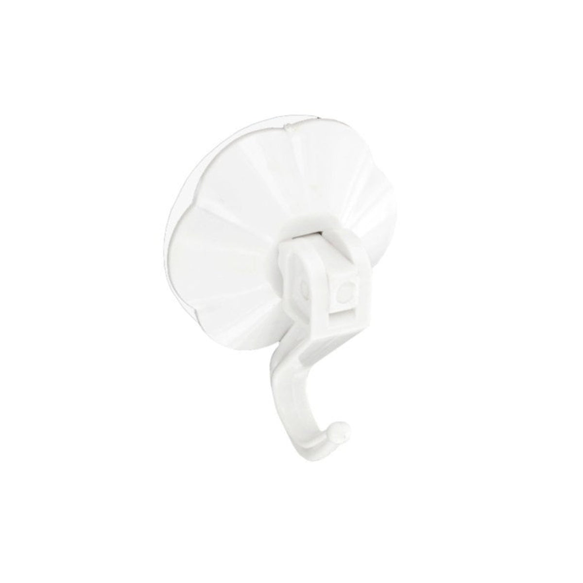 Pair of Securit white lever suction hooks 50mm