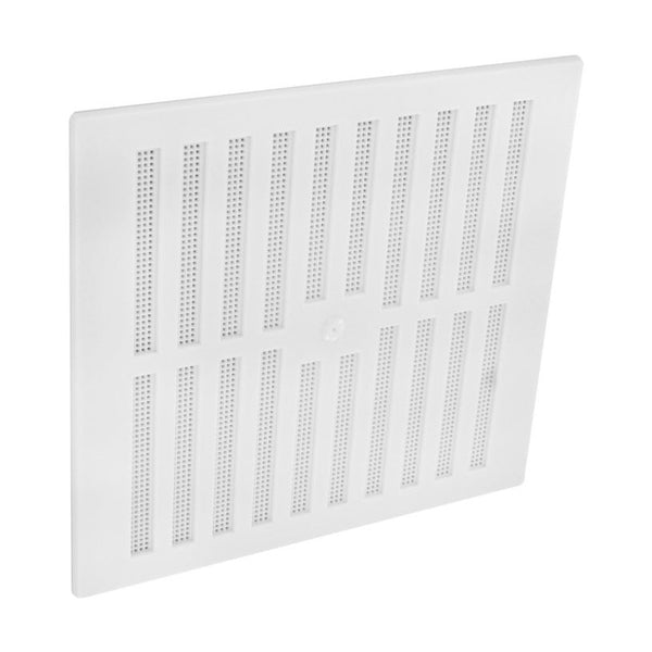 Securit white plastic hit and miss vent 9 x 9 inch