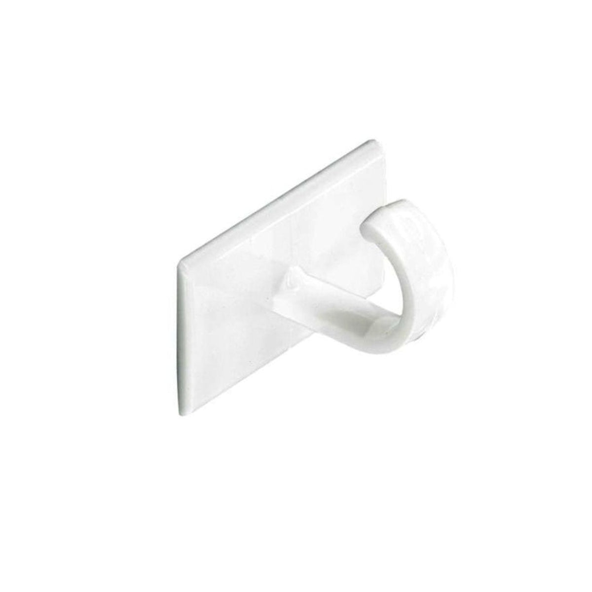 Pack of 4 Securit white self-adhesive cup hooks