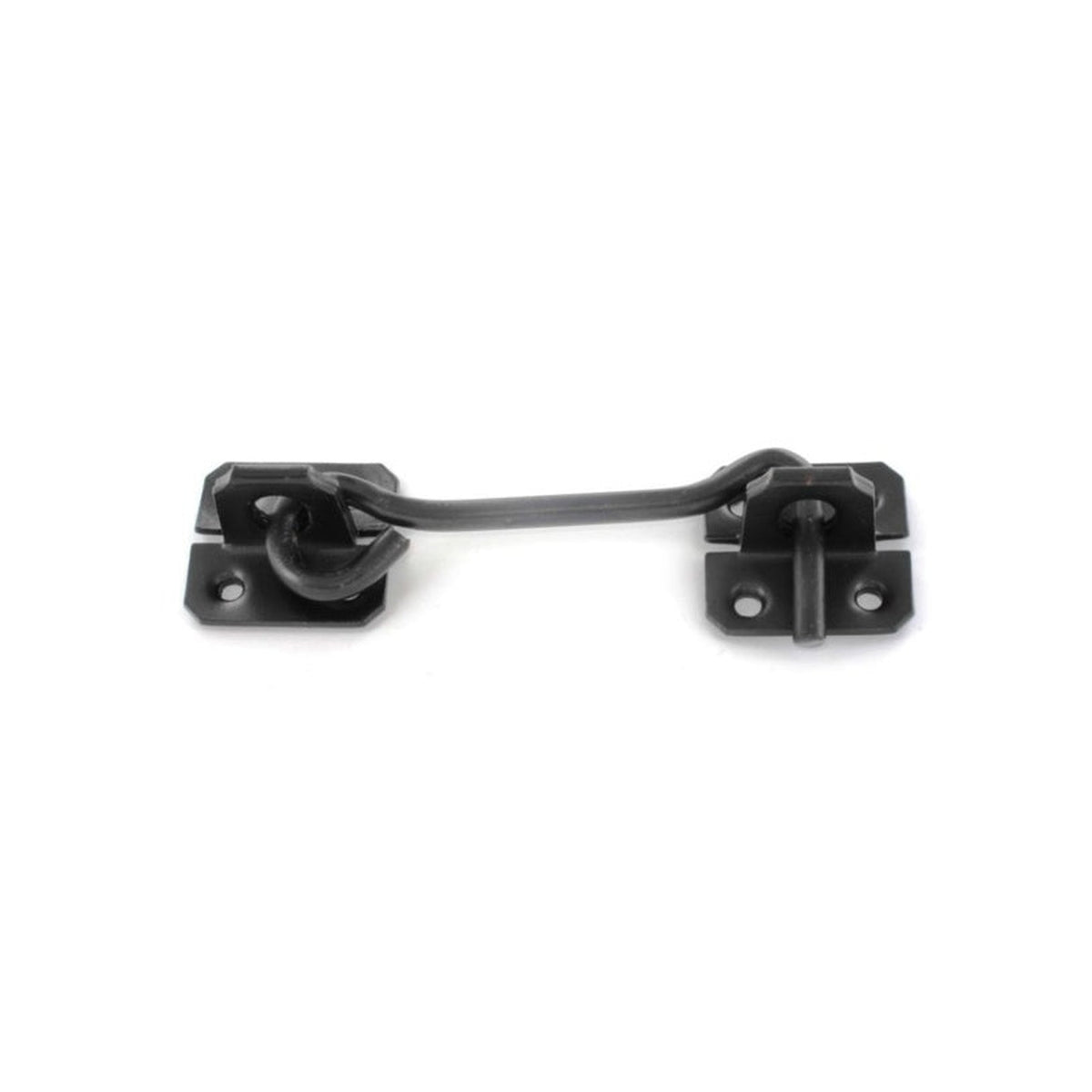 Securit black 150mm wire cabin hook