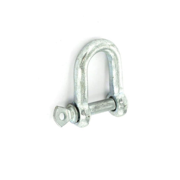 Securit zinc plated 5mm dee shackles, pack of 2