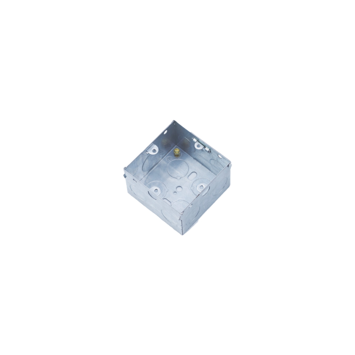 Securlec 1 gang metal box 47mm deep, view 2